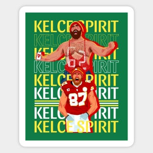 Travis Kelce x Jason Kelce Spirit - Kelly Magnet